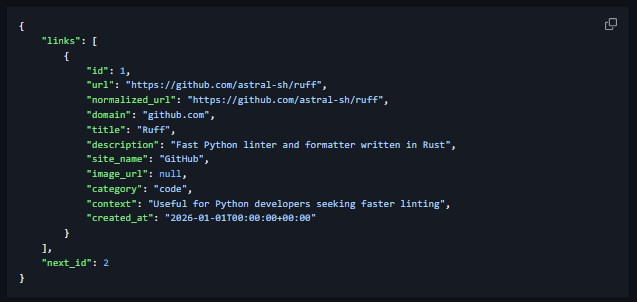 Link Classification preview
